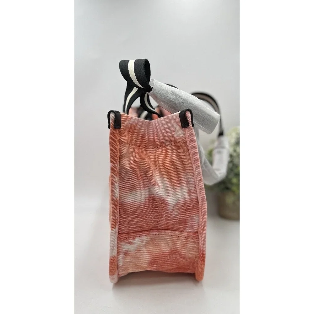 Marc Jacobs Front Mono Melon/Orange/red Multicolor Lg Signet Women's Tote New
